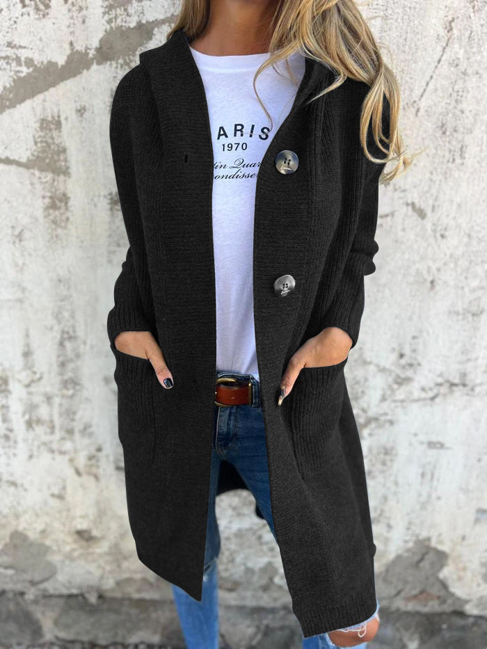 VERONICA - Chic Long Knit Cardigan