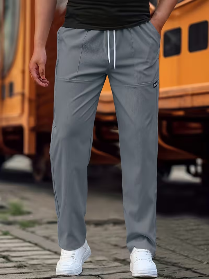 Jasper | Casual Lightweight Straight-Leg Trousers