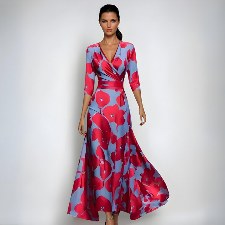 JOCELYN- Sophisticated Floral Dress