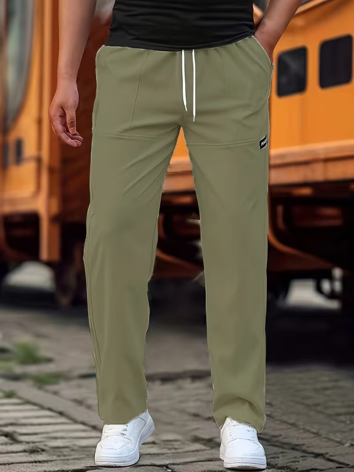 Jasper | Casual Lightweight Straight-Leg Trousers