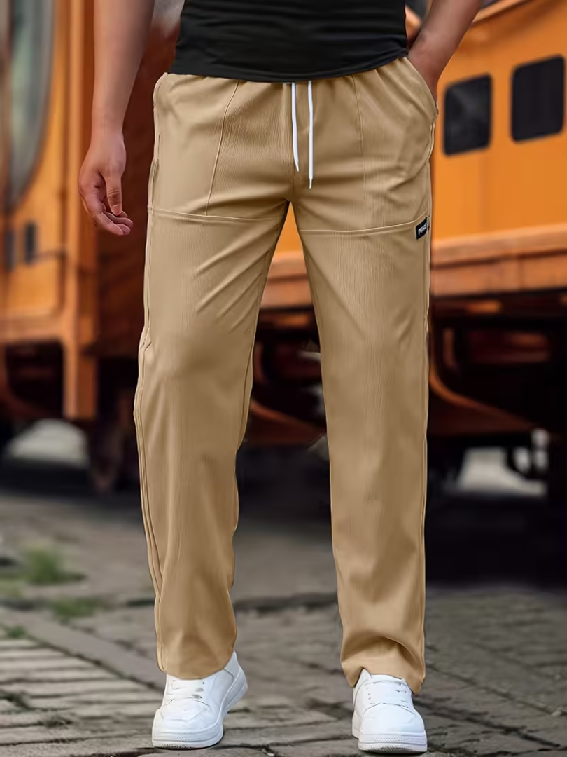 Jasper | Casual Lightweight Straight-Leg Trousers