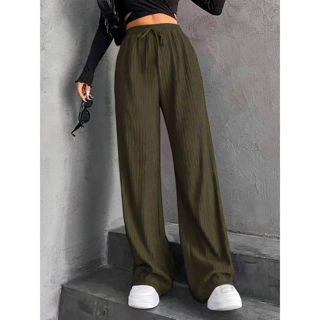 BERNILA – Casual Wide Waist Comfy Everyday Trousers