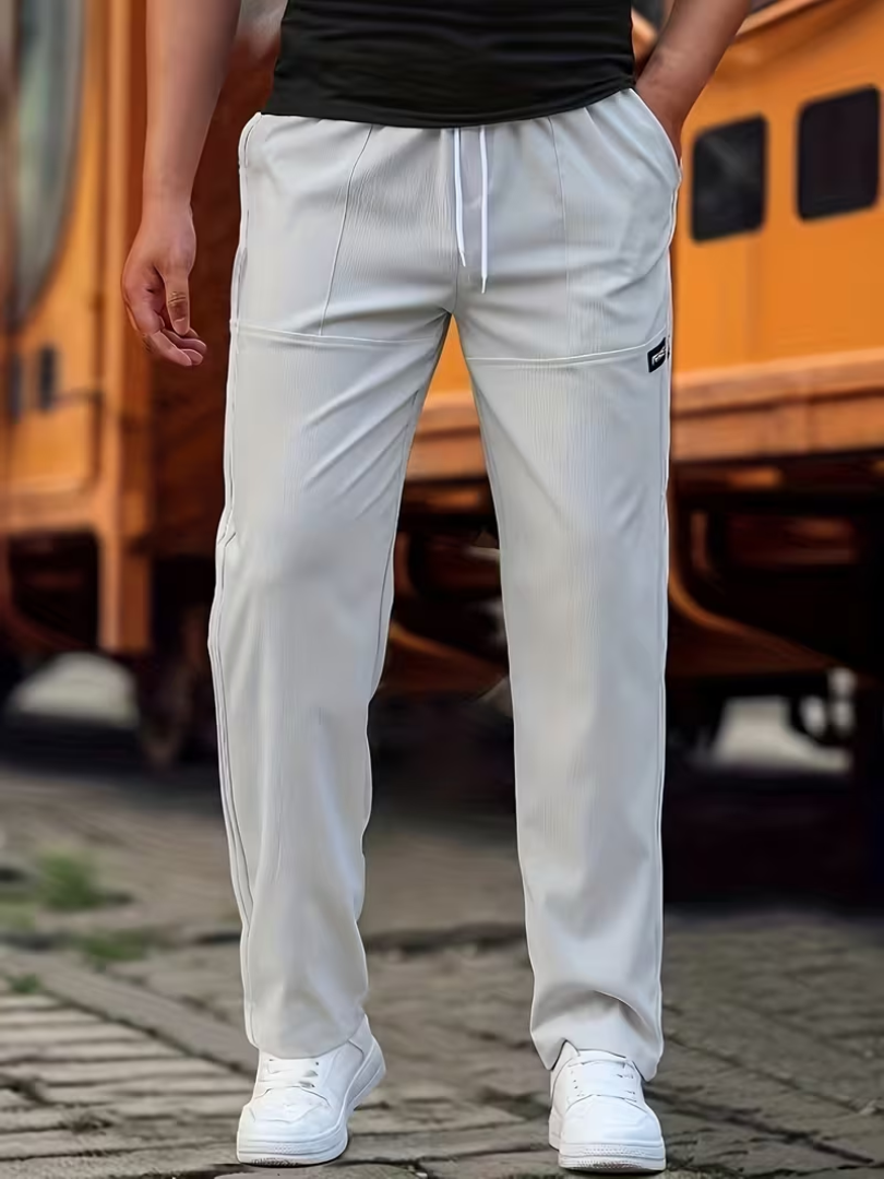 Jasper | Casual Lightweight Straight-Leg Trousers