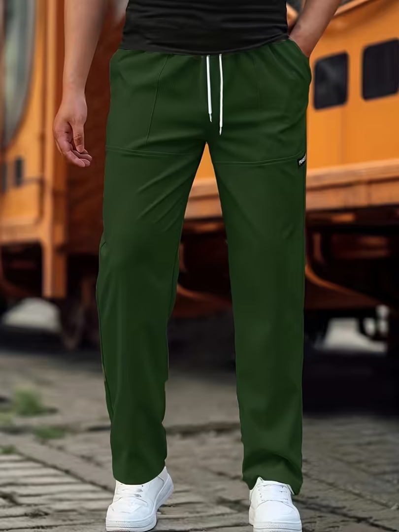 Jasper | Casual Lightweight Straight-Leg Trousers