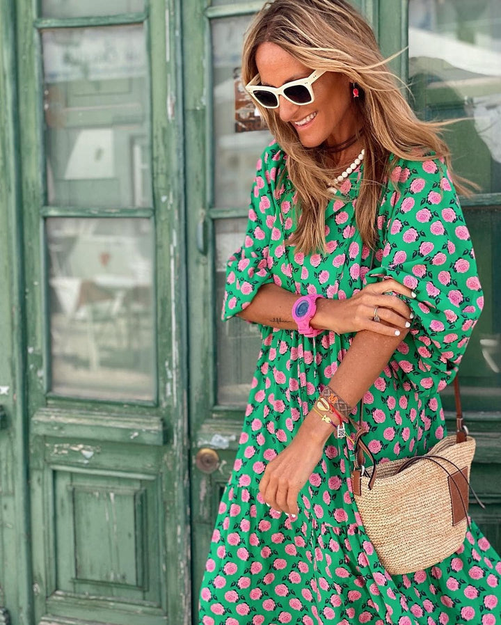 SABINE - Boho Chic Maxi Dress