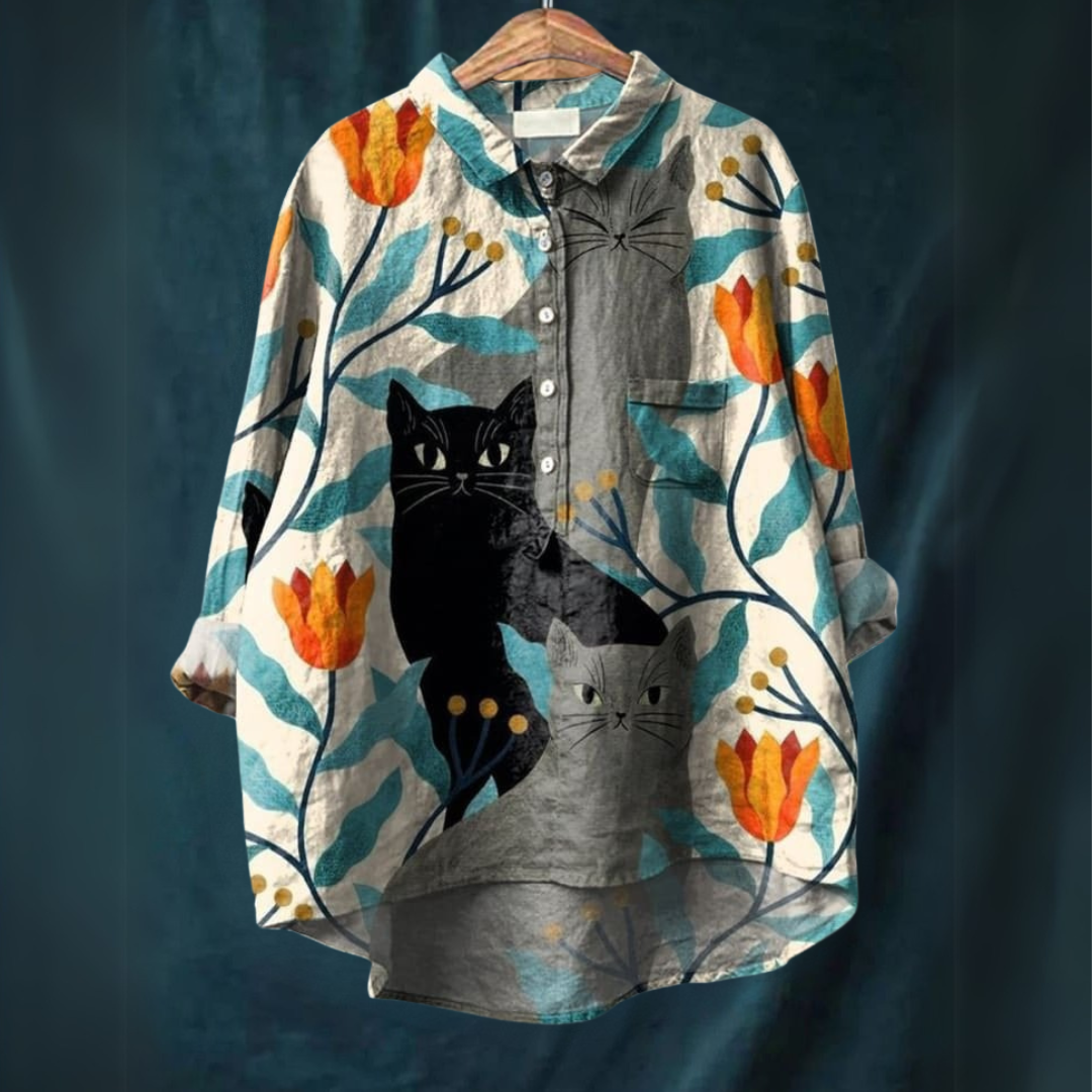 LUCIA - Cat Art Shirt