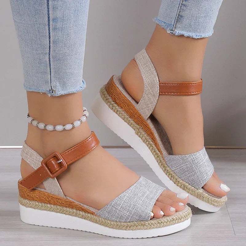 CHARLENE – Relaxed Style Wedge Sandals