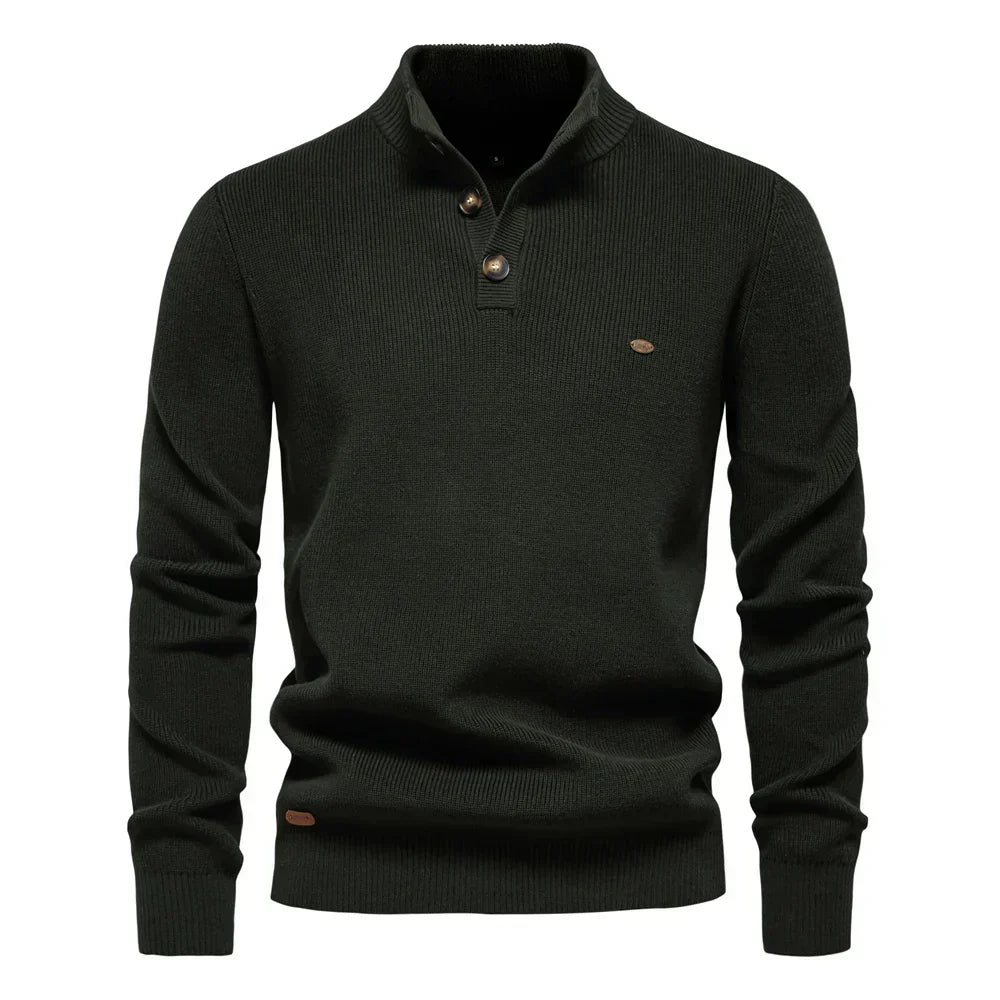 Riccardo | Men's Buttoned Jumper