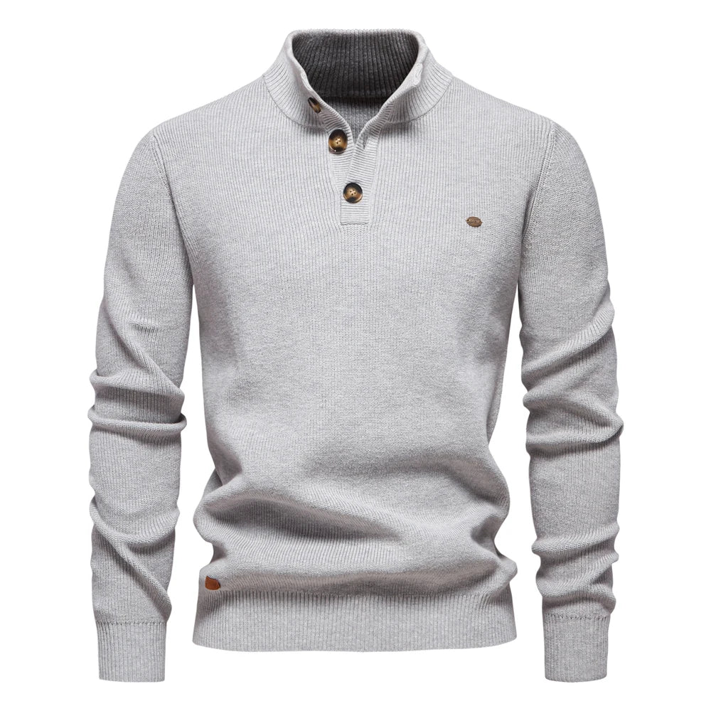 Riccardo | Men's Buttoned Jumper
