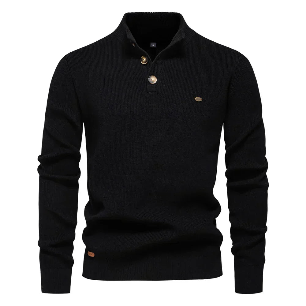 Riccardo | Men's Buttoned Jumper