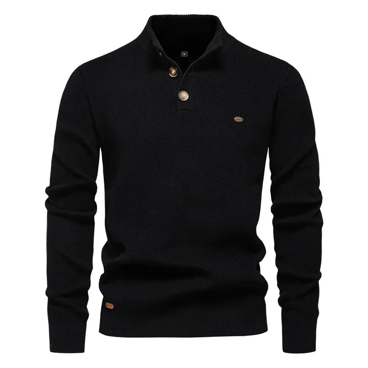 Riccardo | Men's Buttoned Jumper