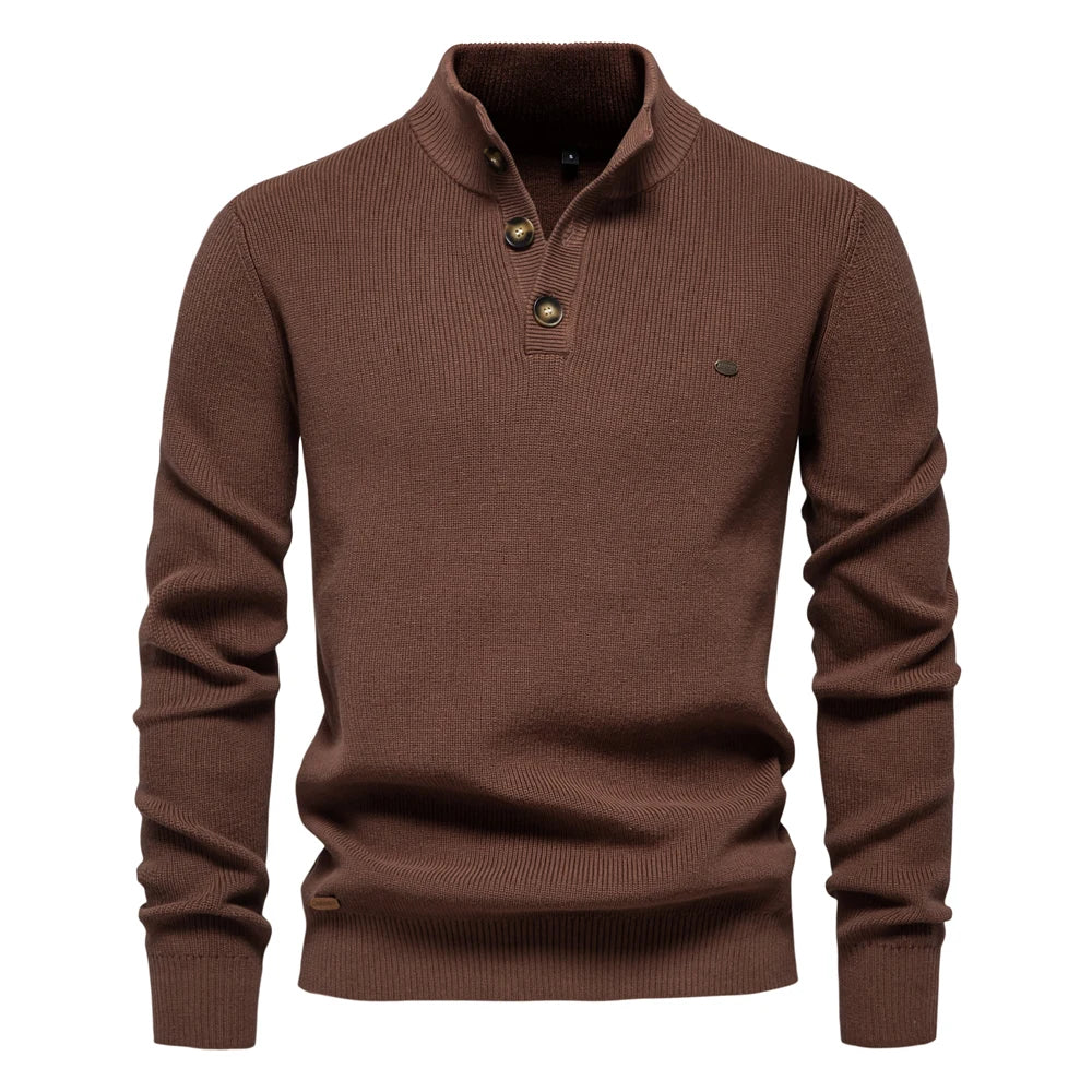Riccardo | Men's Buttoned Jumper