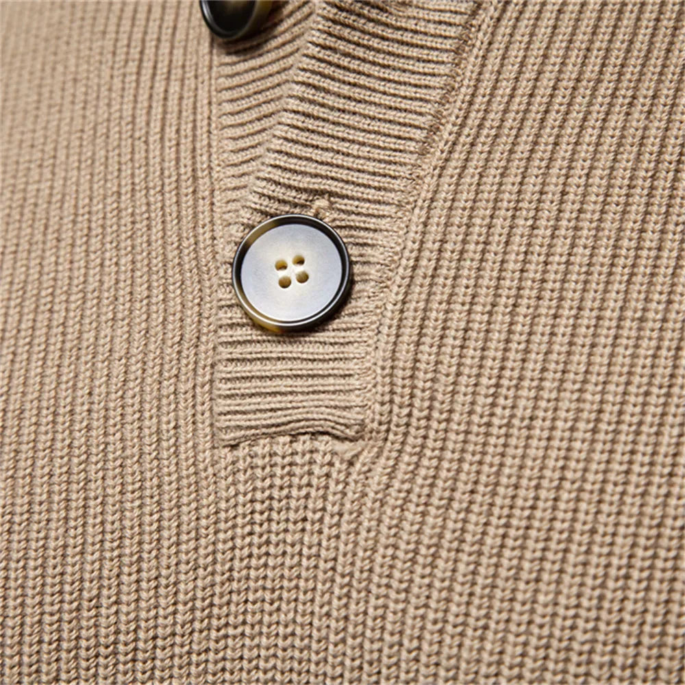 Riccardo | Men's Buttoned Jumper