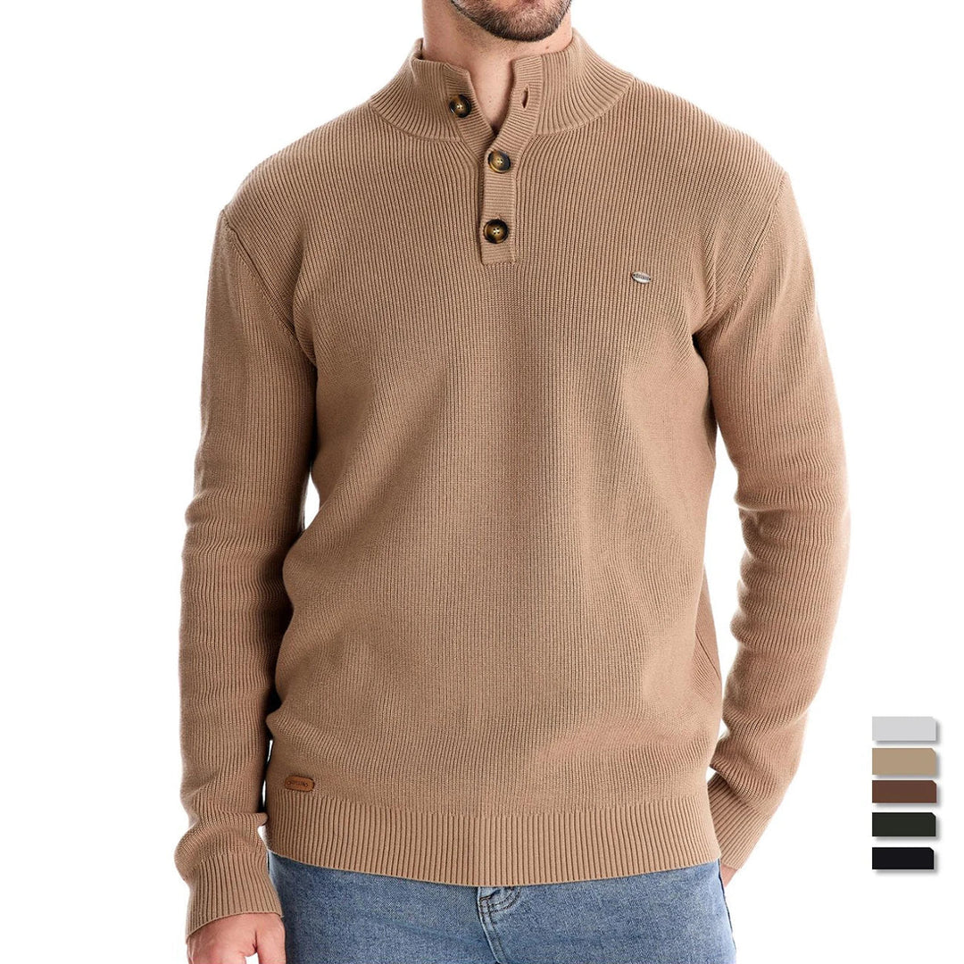 Riccardo | Men's Buttoned Jumper